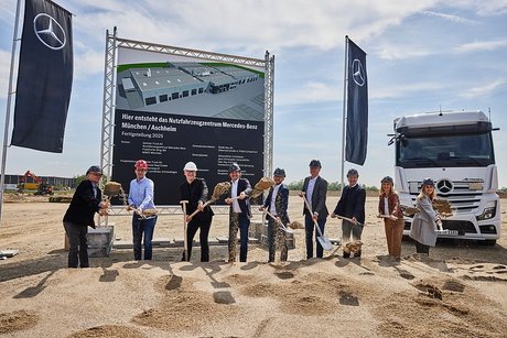 Spatenstich in München Aschheim: Daimler Truck baut weiteres Nutzfahrzeugzentrum