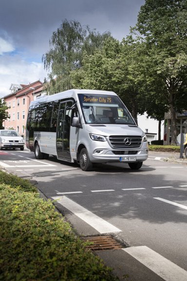 Driving Experience: The new Mercedes-Benz Intouro and Sprinter Minibuses, Ulm/Germany, June 2021