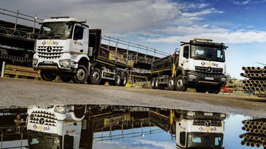 Gerüstspezialist Hadley schwört auf Mercedes-Benz Arocs