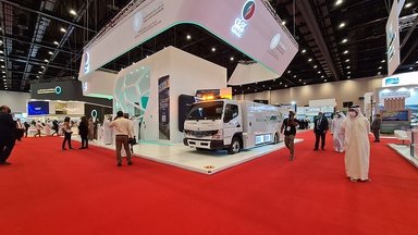 eCanter on showcase for the first time in the UAE 