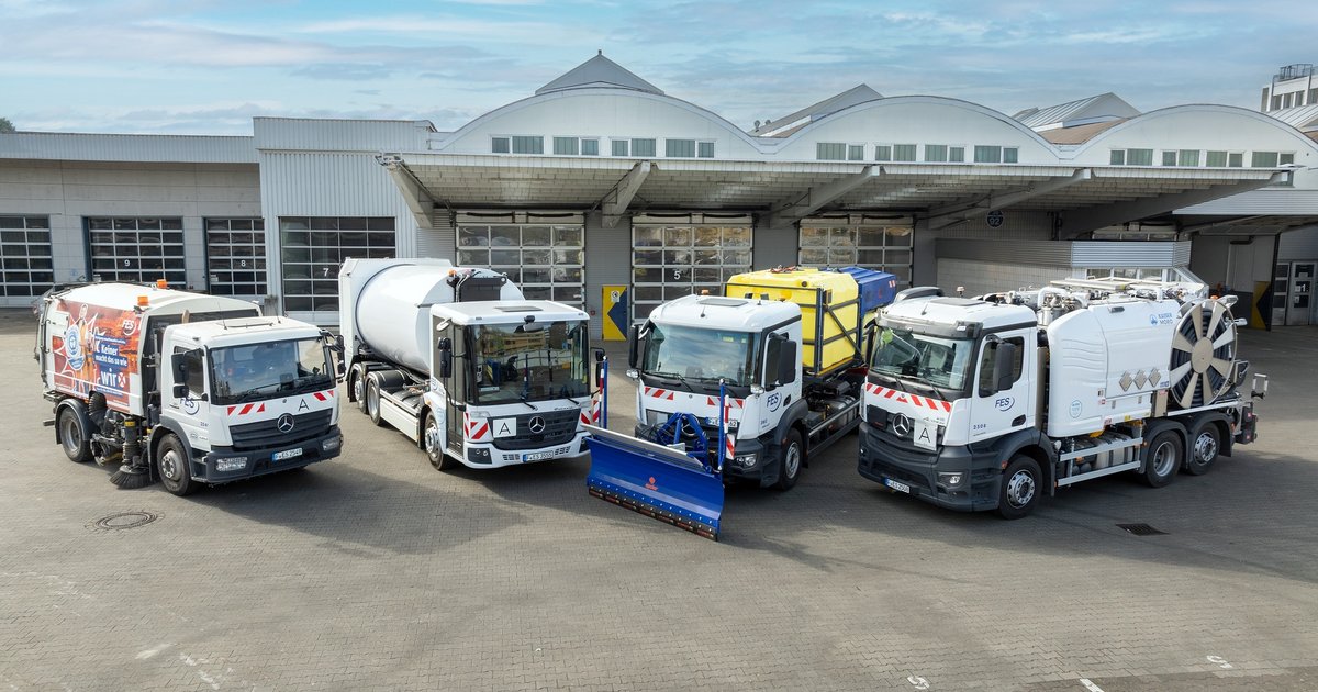 Urban fleet between glass façades and the River Main: Frankfurt orders ten new Mercedes-Benz eEconic