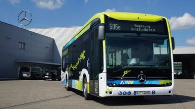 One year, two eCitaro buses and 200,000 kilometres: the Egenberger bus company has reached a record-worthy mileage in their fully electric regular-service urban buses