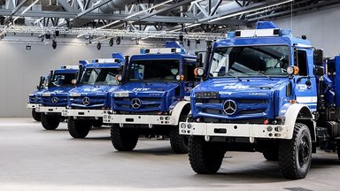 Starke Flotte für schwere Aufgaben: Unimog-Großauftrag für THW 