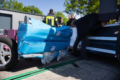 Sicherer unterwegs mit Hochvolt: Hohe passive Sicherheit des Mercedes-Benz eActros 600 in Crash-Tests bestätigt