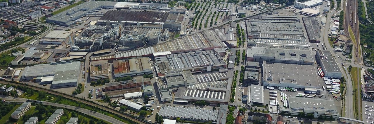 Luftbild Standort Mannheim