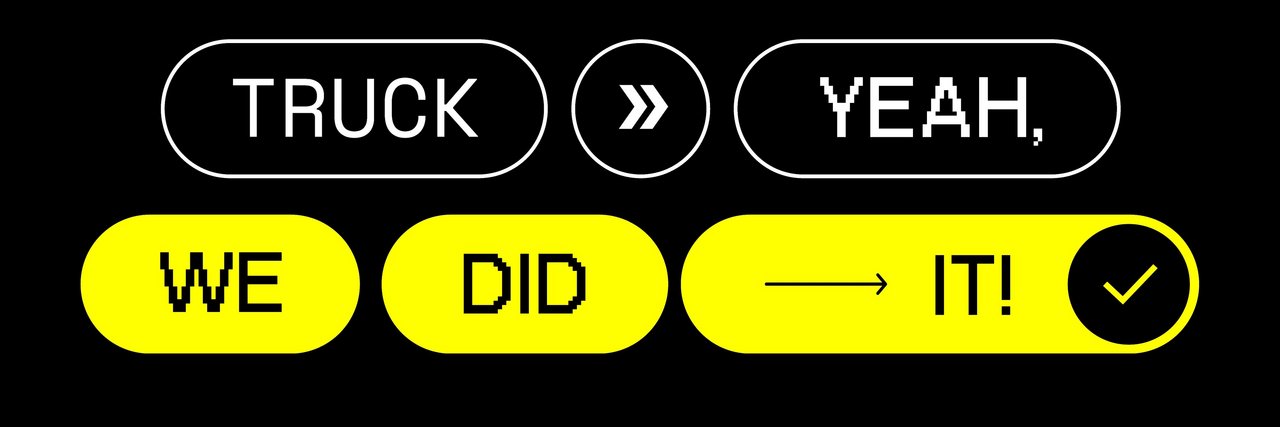 Grafik: Truck Yeah, we dit IT