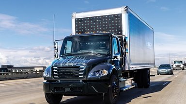 Daimler Truck North America starts series production of battery electric Freightliner eM2