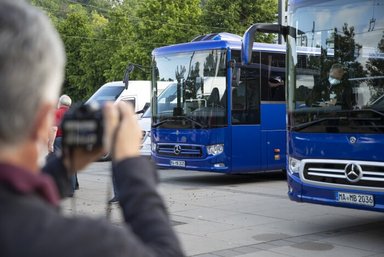 Driving Experience: The new Mercedes-Benz Intouro and Sprinter Minibuses, Ulm/Germany, June 2021