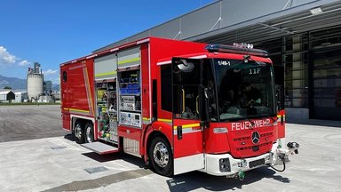 Ein Econic für alle Fälle: Einzigartiges Löschfahrzeug für die Feuerwehr des Lkw-Montagewerks Wörth 