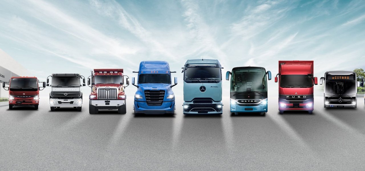 Family Shot Daimler Truck AG: Range brands and products