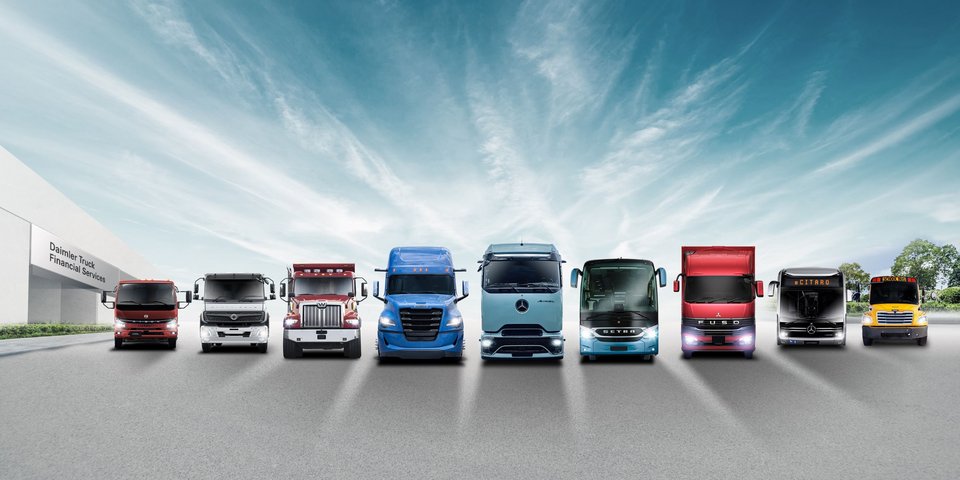 Family Shot Daimler Truck AG: Range brands and products
