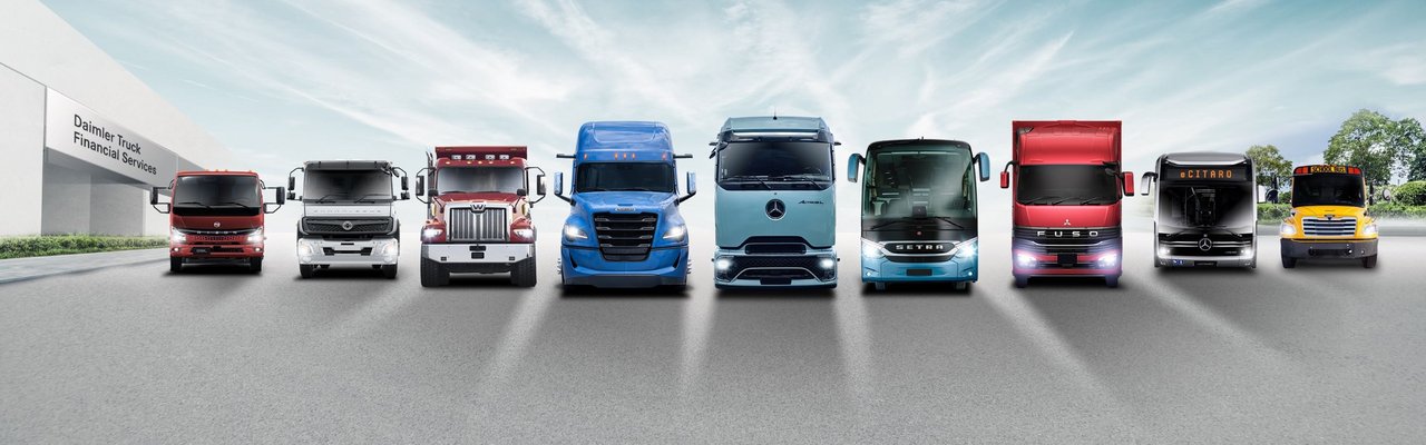 Family Shot der Daimler Truck AG: Range Marken und Produkte