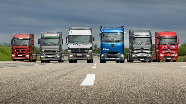 30 Jahre Actros im Jubiläumsjahr „130 Jahre Lkw“: