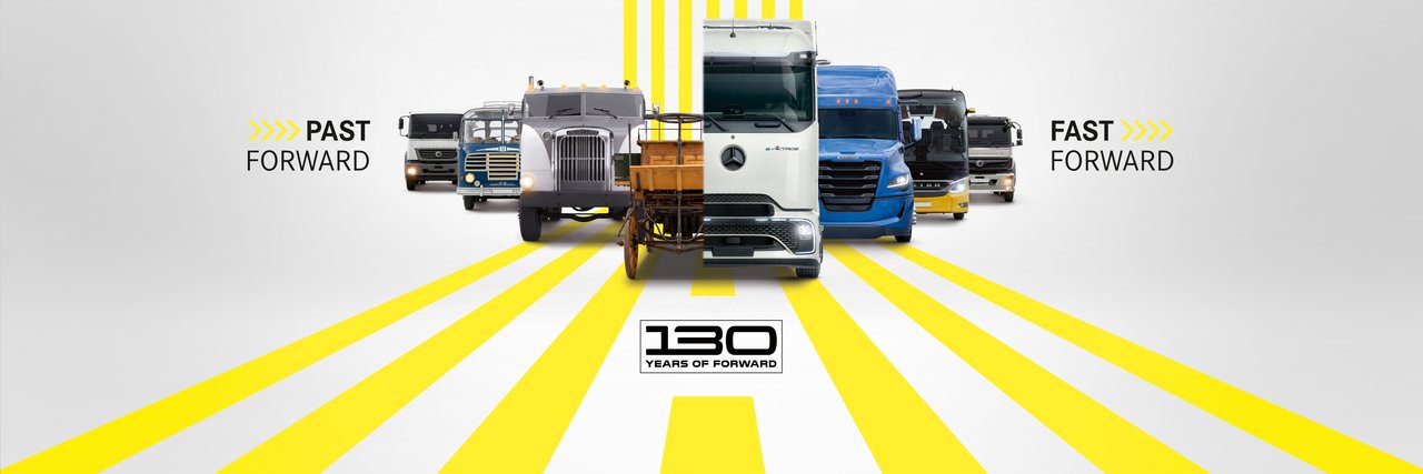 Key Visual: Daimler Truck - 130 Years of Forward