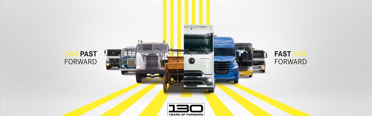 Key Visual: Daimler Truck - 130 Years of Forward