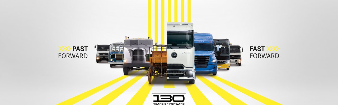 Key Visual: Daimler Truck - 130 Years of Forward