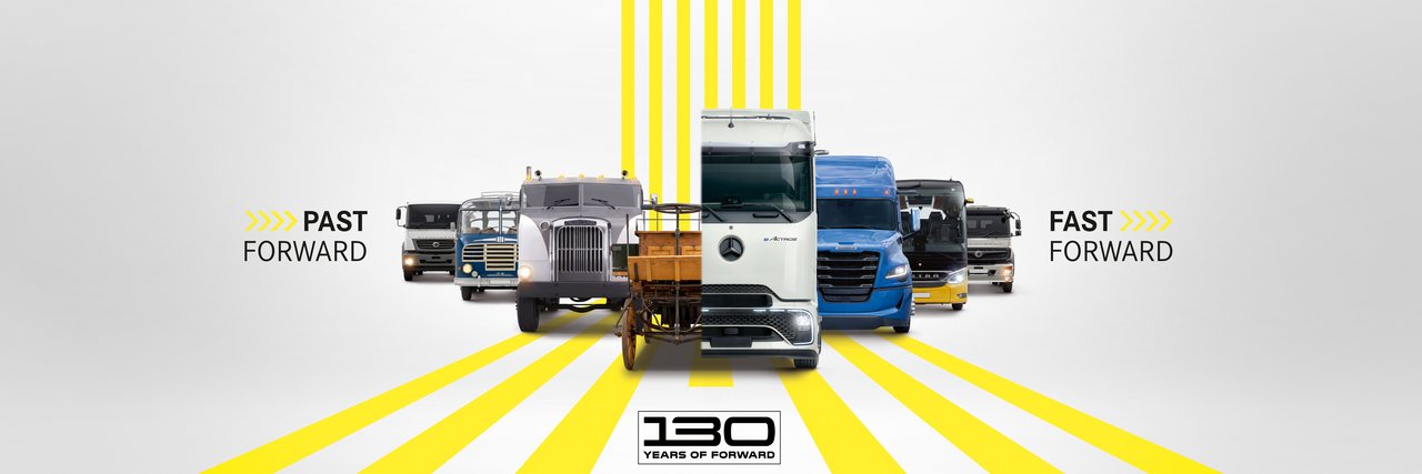 Key Visual: Daimler Truck - 130 Years of Forward