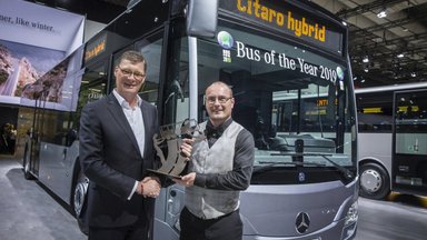 Mercedes Benz Stadtbus: Mercedes Benz Citaro hybrid ist “Bus of the Year 2019”