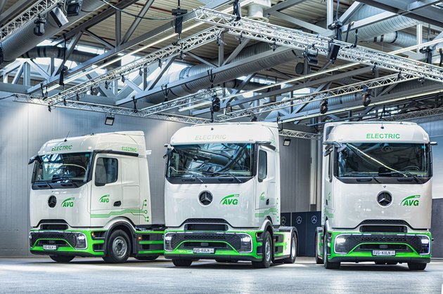 eActros 400 mit mechanischem Nebenantrieb:
