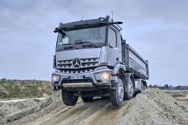 Daimler Nutzfahrzeuge auf der Bauma vom 8. – 14. April 2019 in München