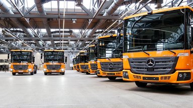 Stadtreinigung Chemnitz übernimmt elf neue Mercedes-Benz Econic für die Abfallentsorgung