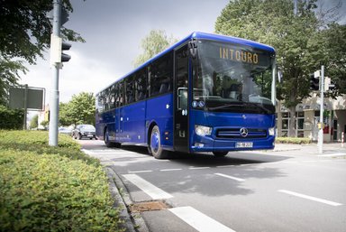 Driving Experience: The new Mercedes-Benz Intouro and Sprinter Minibuses, Ulm/Germany, June 2021