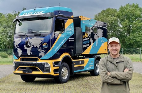 Mit dem eActros 600 in 80 Ladungen um die Welt