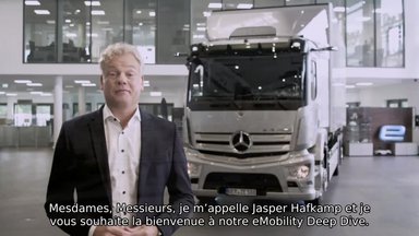 FRENCH: The Mercedes-Benz eActros &amp; e-Mobility at DB Schenker