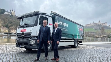 Erster eActros in Bayern - Kloeckner Metals Germany setzt auf E-Lkw von Mercedes-Benz