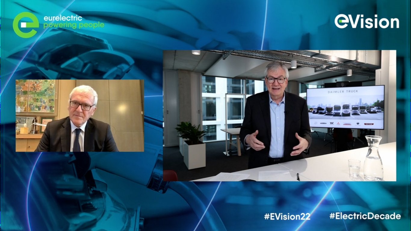 Martin Daum in conversation with Jean-Bernard Lévy, President Eurelectric and CEO of the EDF Group