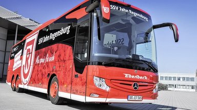 New team touring coach for SSV Jahn Regensburg