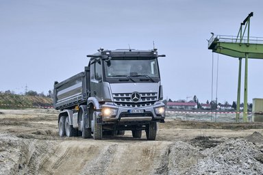 Daimler Nutzfahrzeuge auf der Bauma vom 8. – 14. April 2019 in München