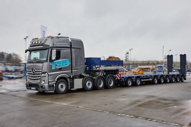 500ste Mercedes-Benz Actros SLT Schwerlastzugmaschine an TSB Transport-Service Beitinger übergeben