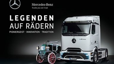 130 Jahre Lkw: Sonderausstellung „Legenden auf Rädern“ mit Lkw von Mercedes-Benz im Technik Museum Speyer verlängert