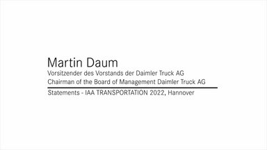 Statements - IAA Transportation 2022 - Martin Daum