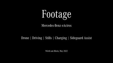 Mercedes-Benz eActros: Footage
