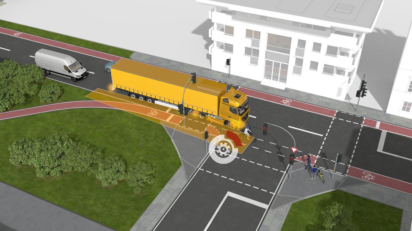 Safety Assistance System Daimler Truck