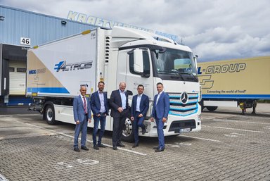 Progress report from Mercedes-Benz Trucks: eActros electric truck successfully tested by customers for over a year