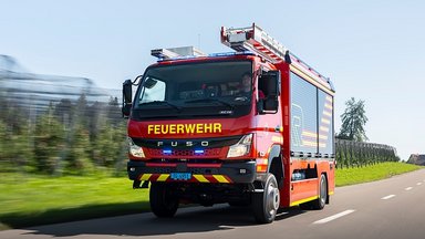 Retten, Löschen, Bergen, Schützen: FUSO Canter 4x4 im Einsatz bei der Schweizer Feuerwehr