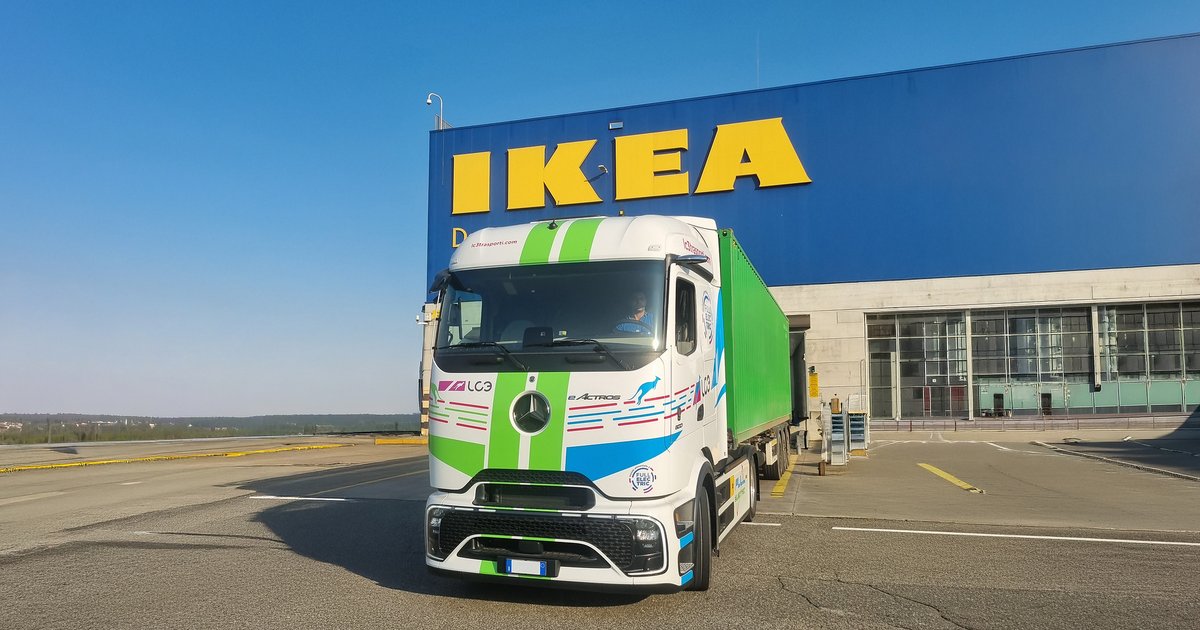 IKEA accelerates the decarbonization of road transport in Italy