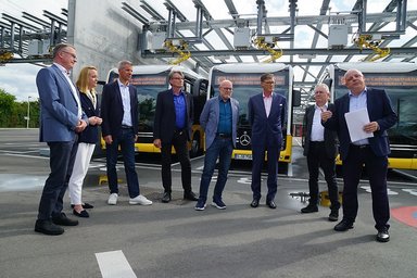 Daimler Buses installs complete charging infrastructure for the electric buses of Stuttgarter Straßenbahnen AG (SSB)