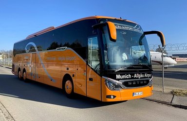 Allgäu Airport Express with new Setra coaches