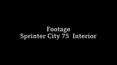 Sprinter City 75 Footage Interieur
