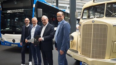 350th Mercedes‑Benz city bus delivered to Heilbronn
