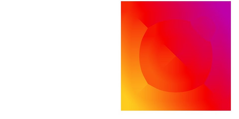 The Instagram logo: a stylised camera symbol frame with a colour gradient from yellow to pink.