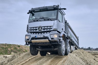 Daimler Nutzfahrzeuge auf der Bauma vom 8. – 14. April 2019 in München