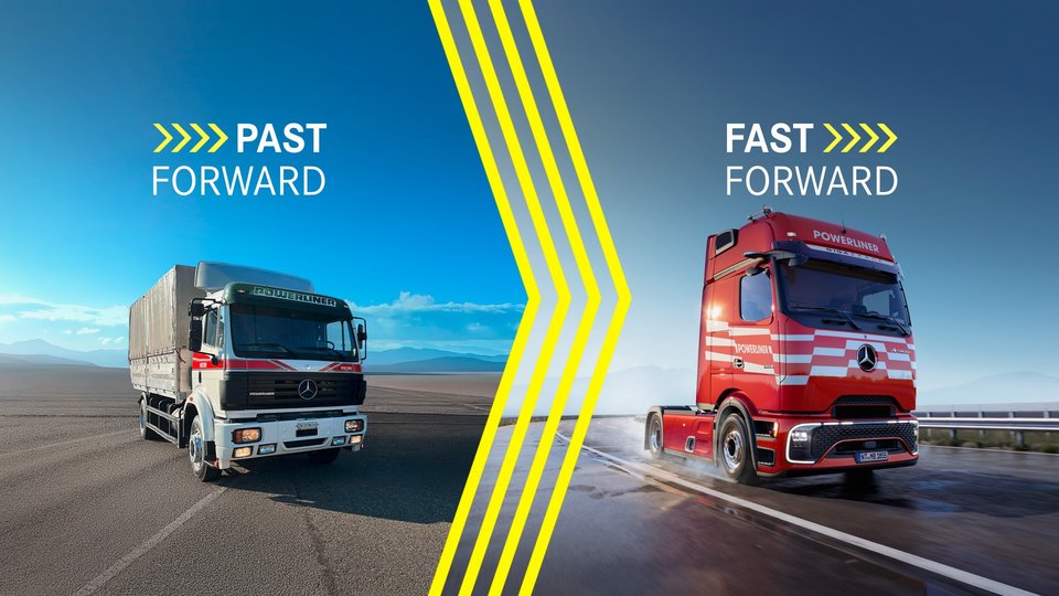 Daimler Truck "Past forward. Fast forward": Powerliner