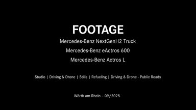 Daimler Truck stellt Mercedes-Benz NextGenH2 Truck vor: Brennstoffzellen-Lkw in Kleinserie für den Kundeneinsatz ab Ende 2026