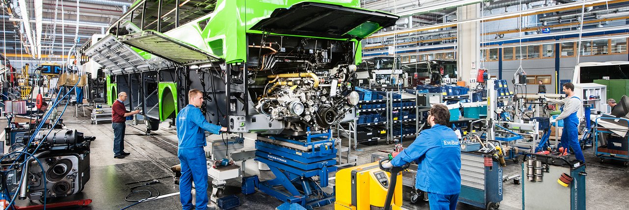 EvoBus Produktion Werk Neu-Ulm