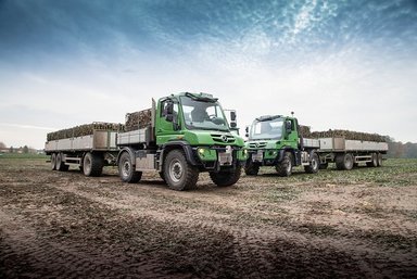 Der Unimog für die moderne Landwirtschaft:  drei Geräteträger auf der Weltleitmesse Agritechnica